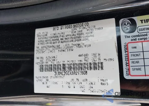 2010 Lincoln Mkz z USA, uszkodzony, nr VIN 3LNHL2GCXAR651008